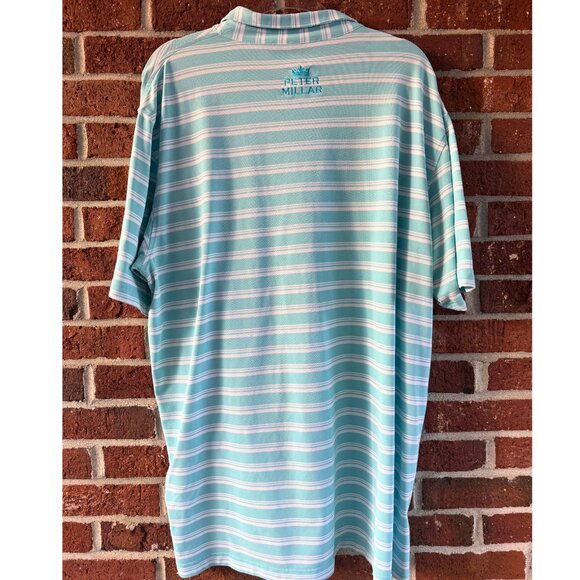 Peter Millar Summer Comfort Stripe Polo XXL - Picture 2 of 7